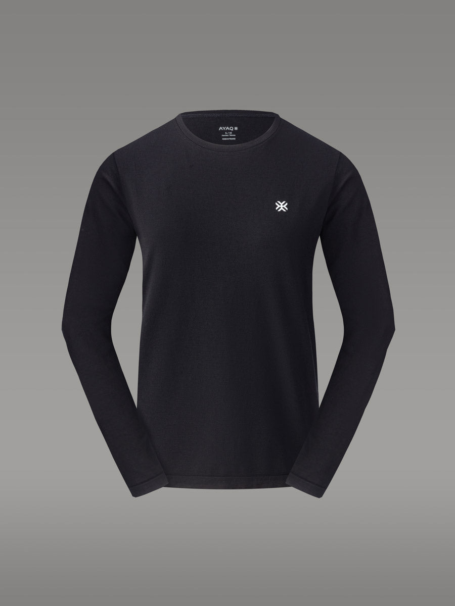 SHIRWALI Merino T-skjorte 240 g — Black Storm