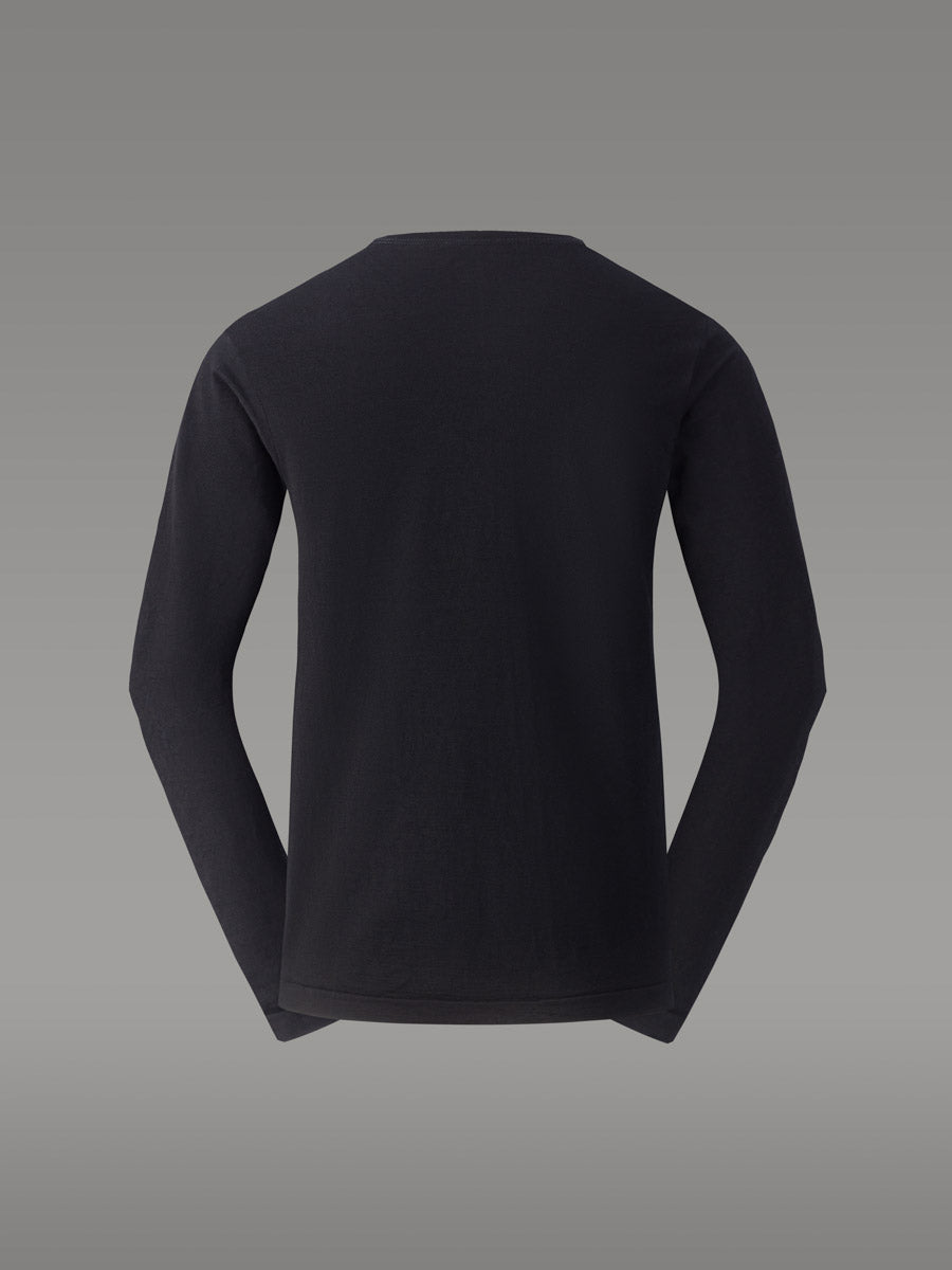 SHIRWALI Merino T-skjorte 240 g — Black Storm