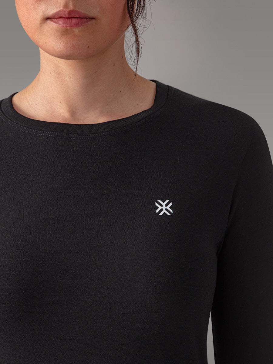 SHIRWALI Merino T-skjorte 240 g — Black Storm