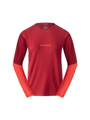 MEFONNA T-Shirt 100% Mérinos 150g — Orange Salmon