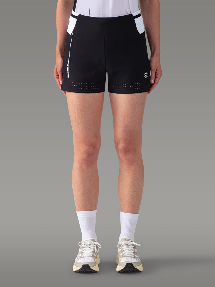 HURON Trail/Running Stamina Shorts — Black Storm