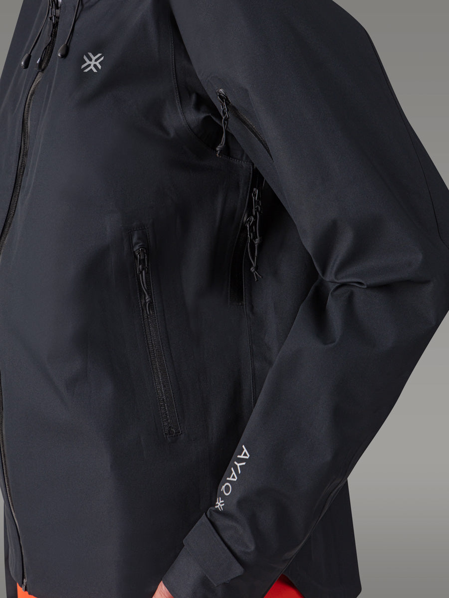 SKORA Hardshell-Jacke — Black Storm