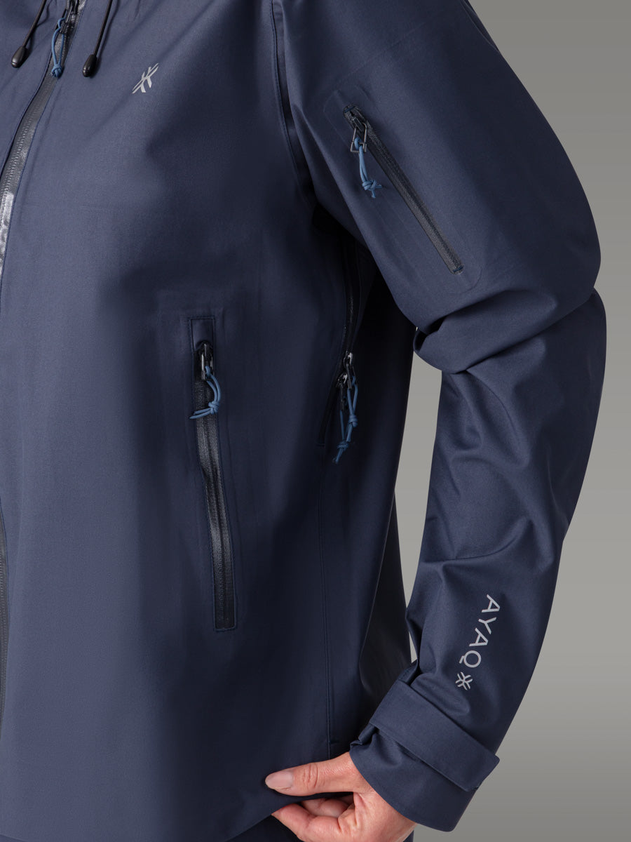 SKORA Hardshell-jakke — Deep Blue