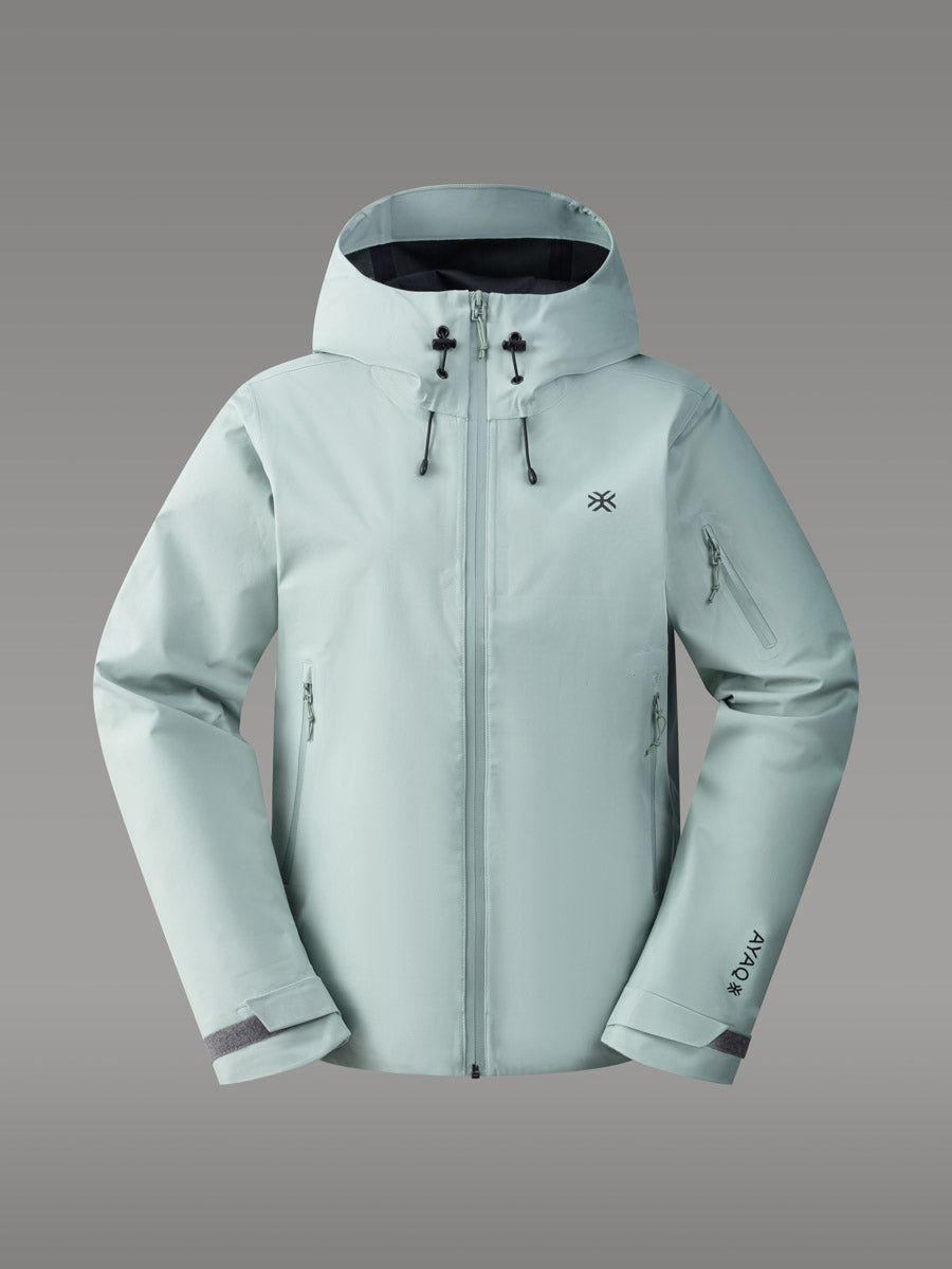 SKORA Hardshell-jakke — Grey Mist
