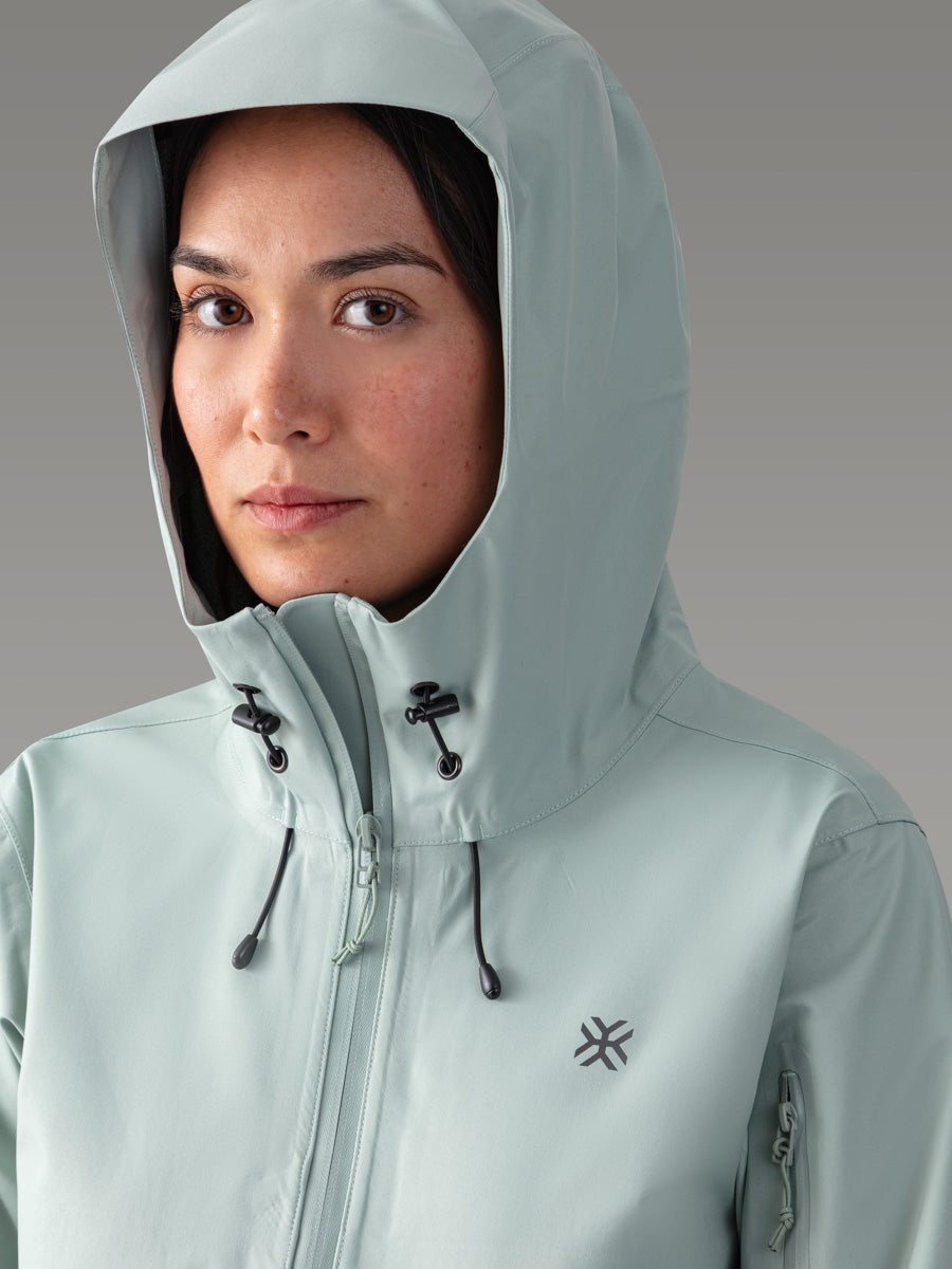SKORA Hardshell-jakke — Grey Mist
