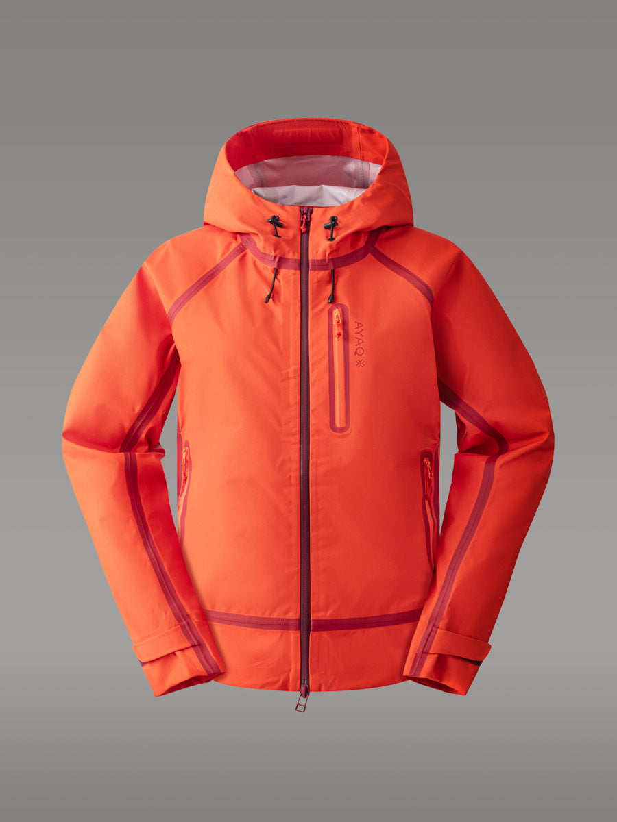 LONAK Hardshell-jakke — Orange Sunrise