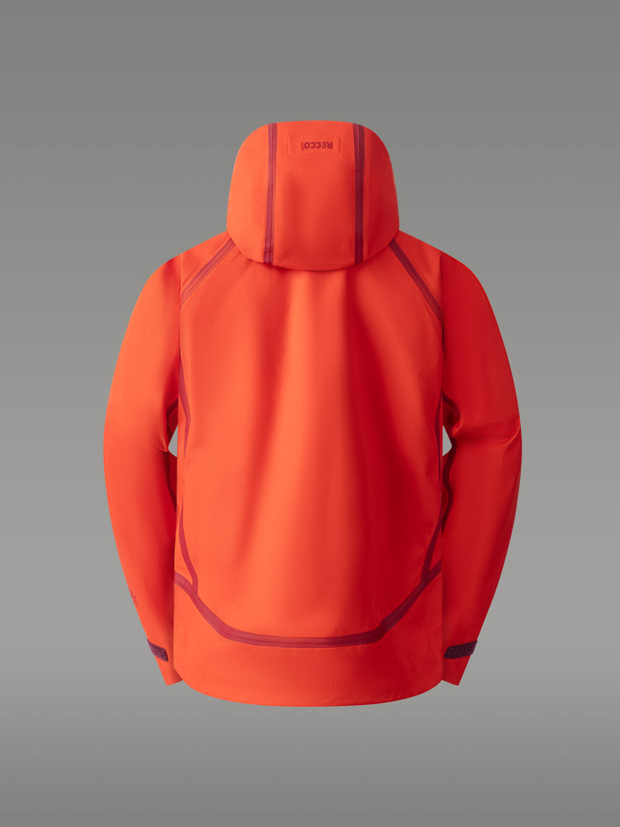 LONAK Hardshell-jakke — Orange Sunrise