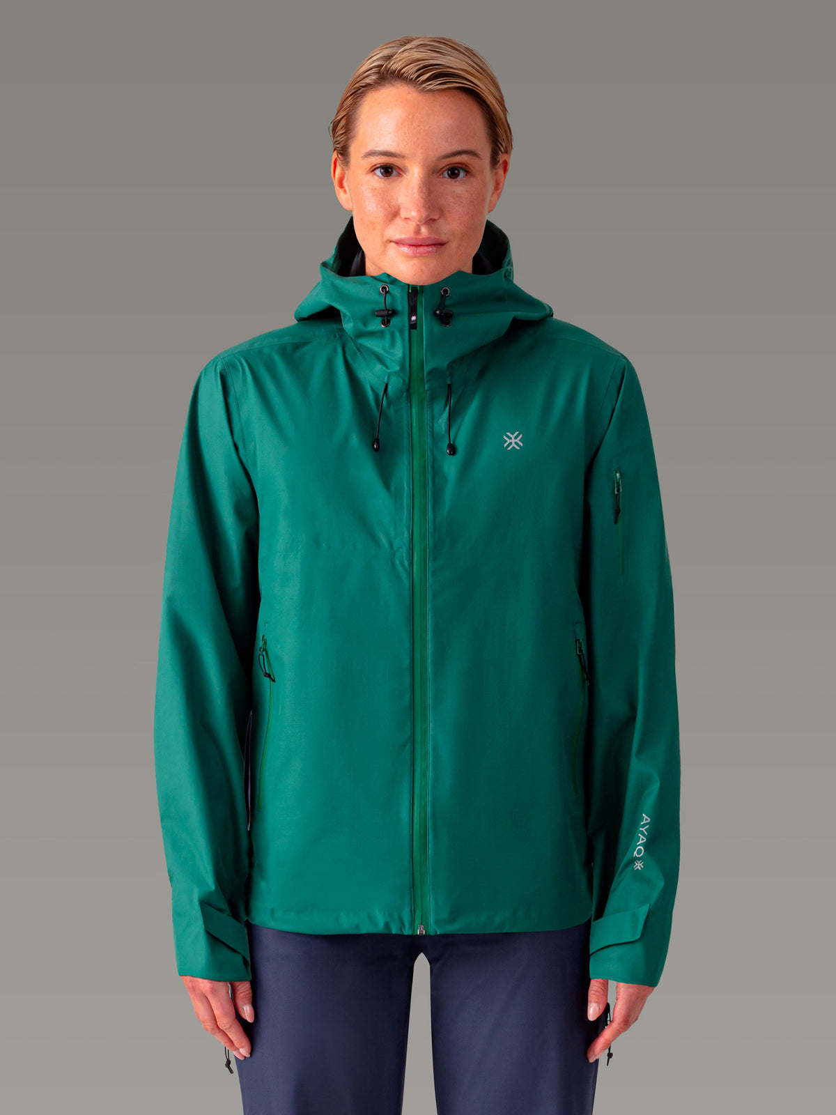 SKORA Hardshell-jakke — Pine Green