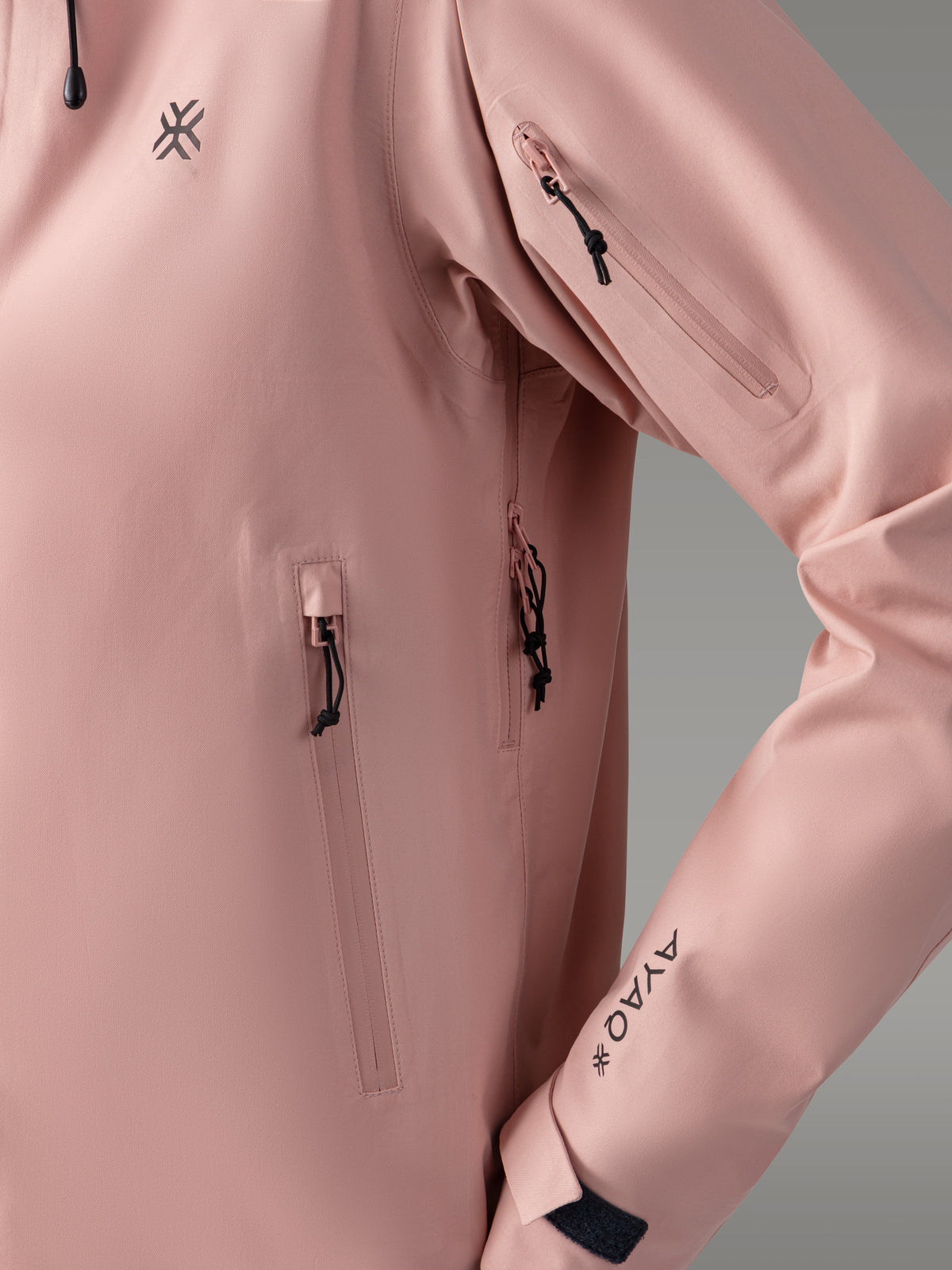 SKORA Hardshell-jakke — Powder Pink