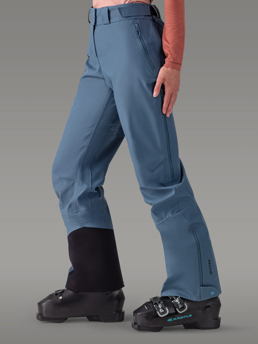NUNATAK Hardshell-bukse — Blue Slate