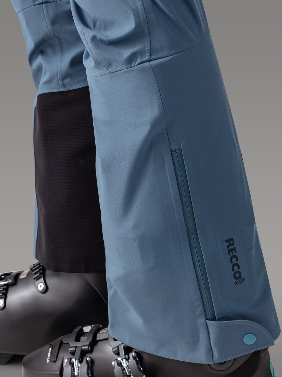 NUNATAK Hardshell-bukse — Blue Slate