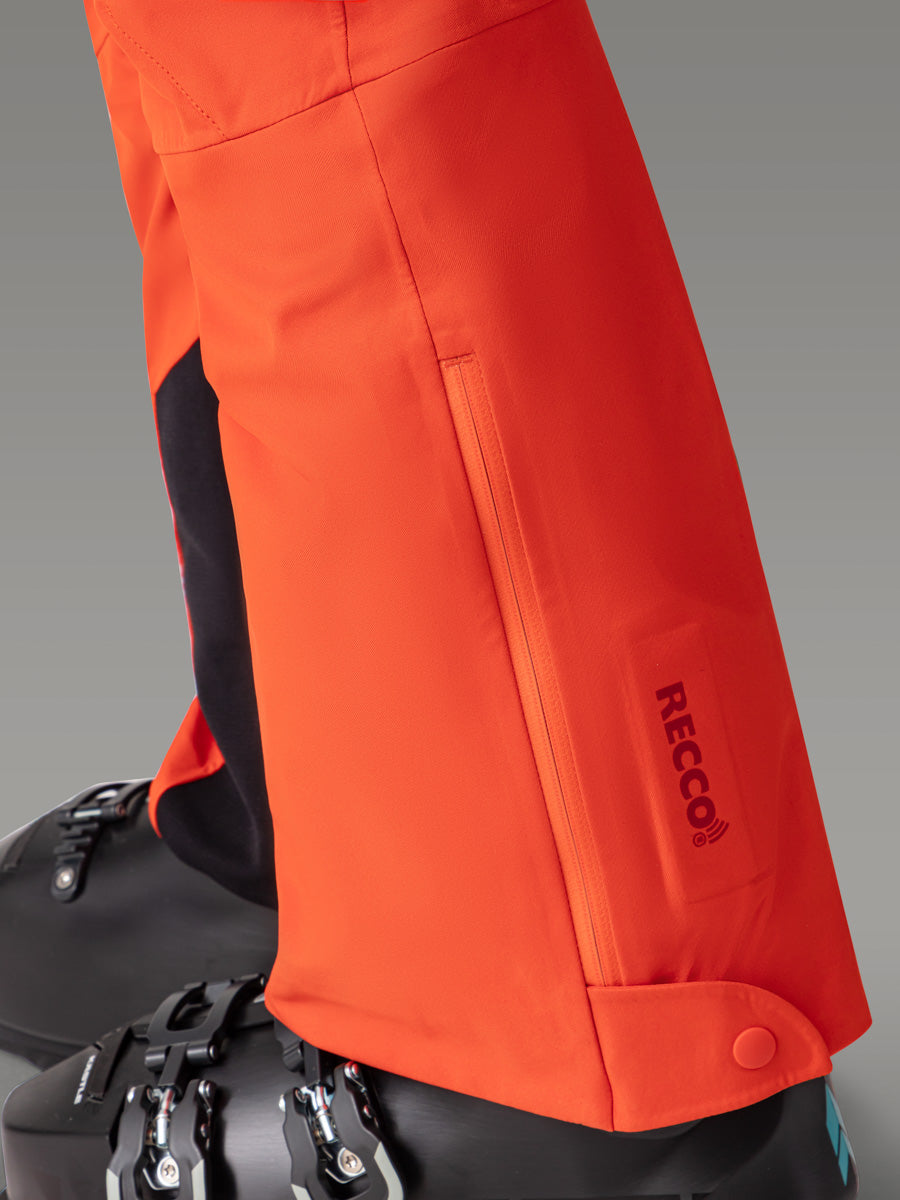 NUNATAK Hardshell-bukse — Orange Sunrise