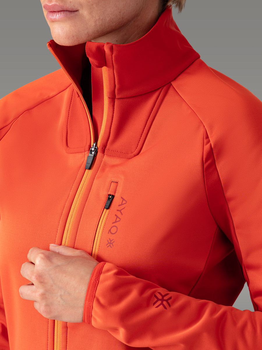 SHANDAR Giacca antivento - coloris Orange Sunrise

