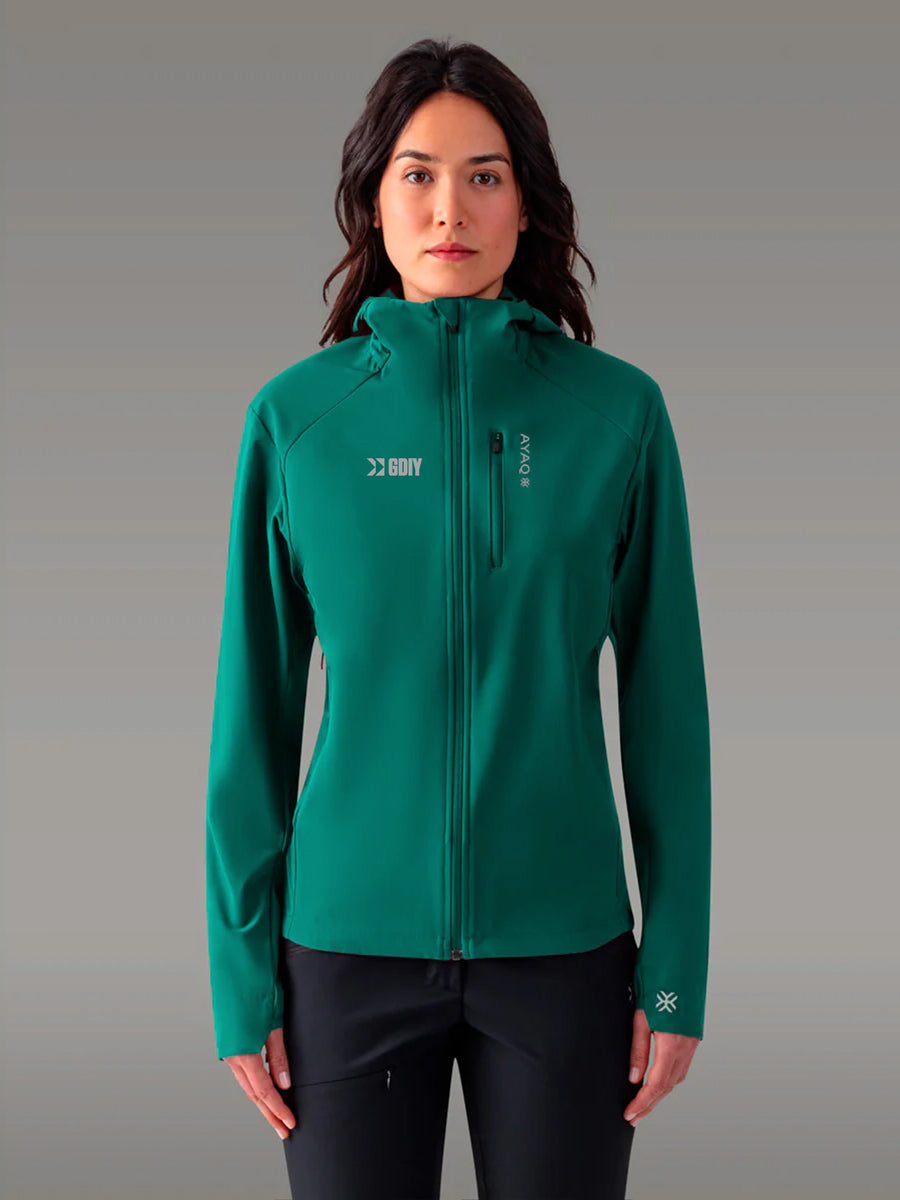 Chaqueta Softshell RAVEN — Pine Green