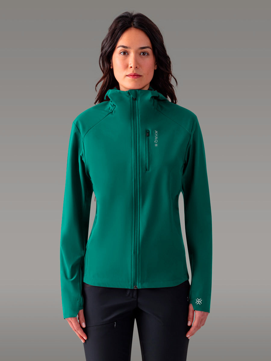 RAVEN Veste Softshell — Pine Green