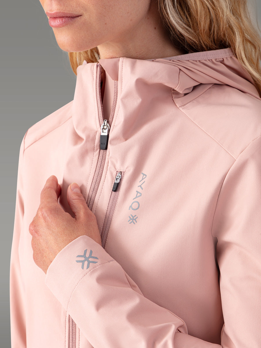 Giacca softshell RAVEN - coloris Powder Pink

