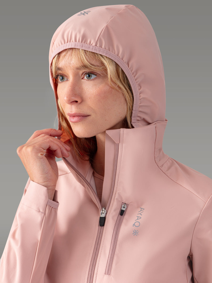Giacca softshell RAVEN - coloris Powder Pink

