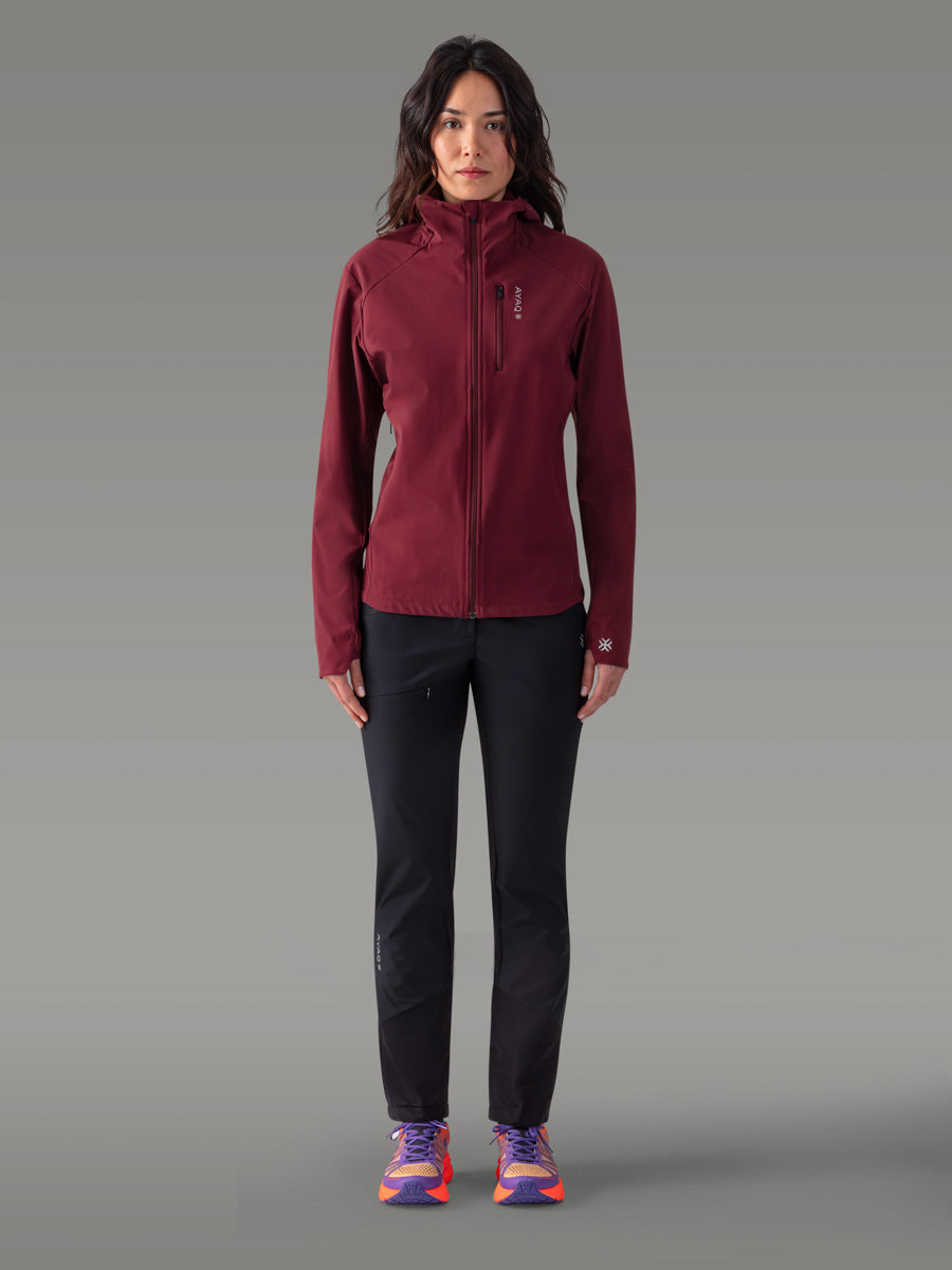 RAVEN Softshell-jakke — Red Sienna