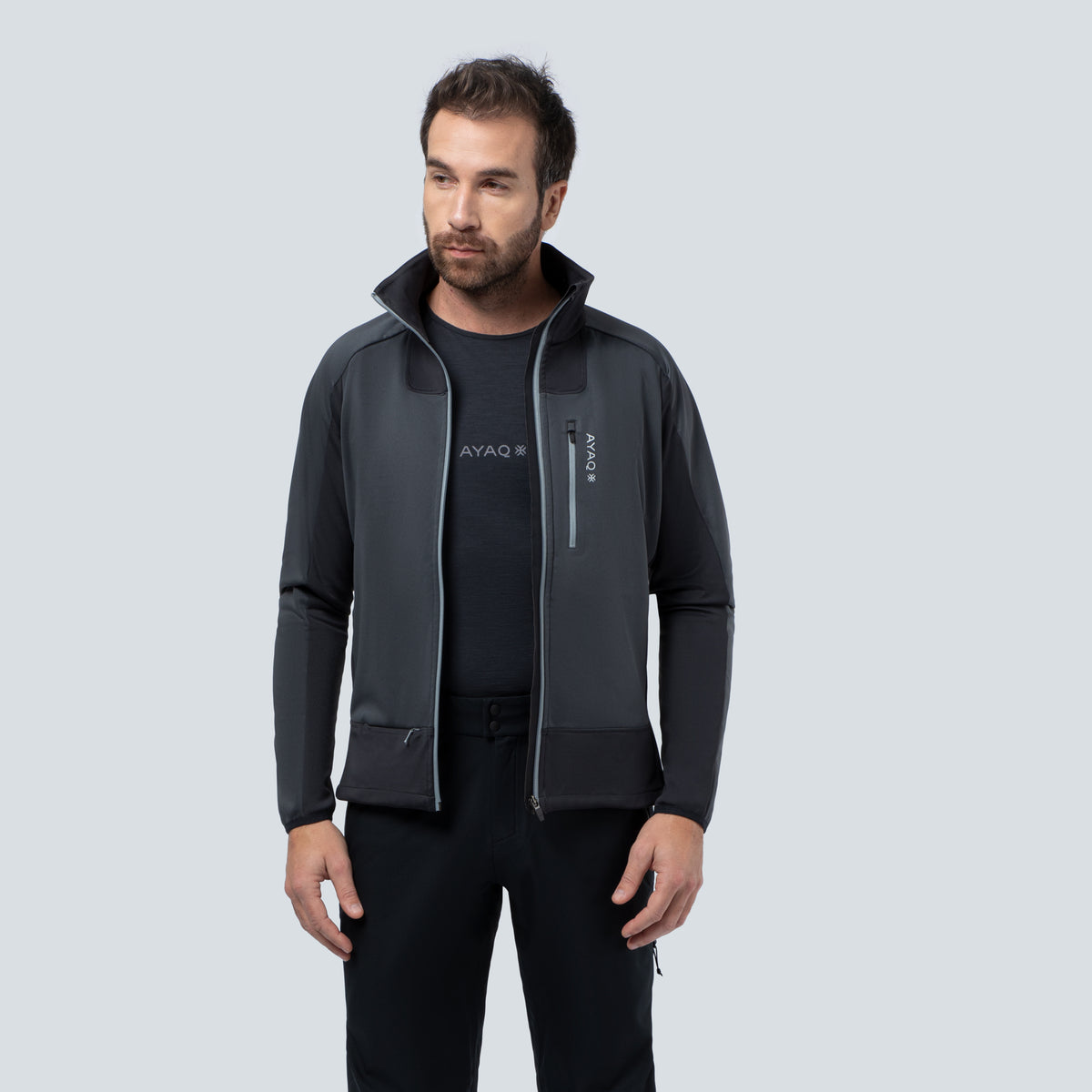 ARCHIVE SHANDAR Windproof Jacket - AR — Black Storm