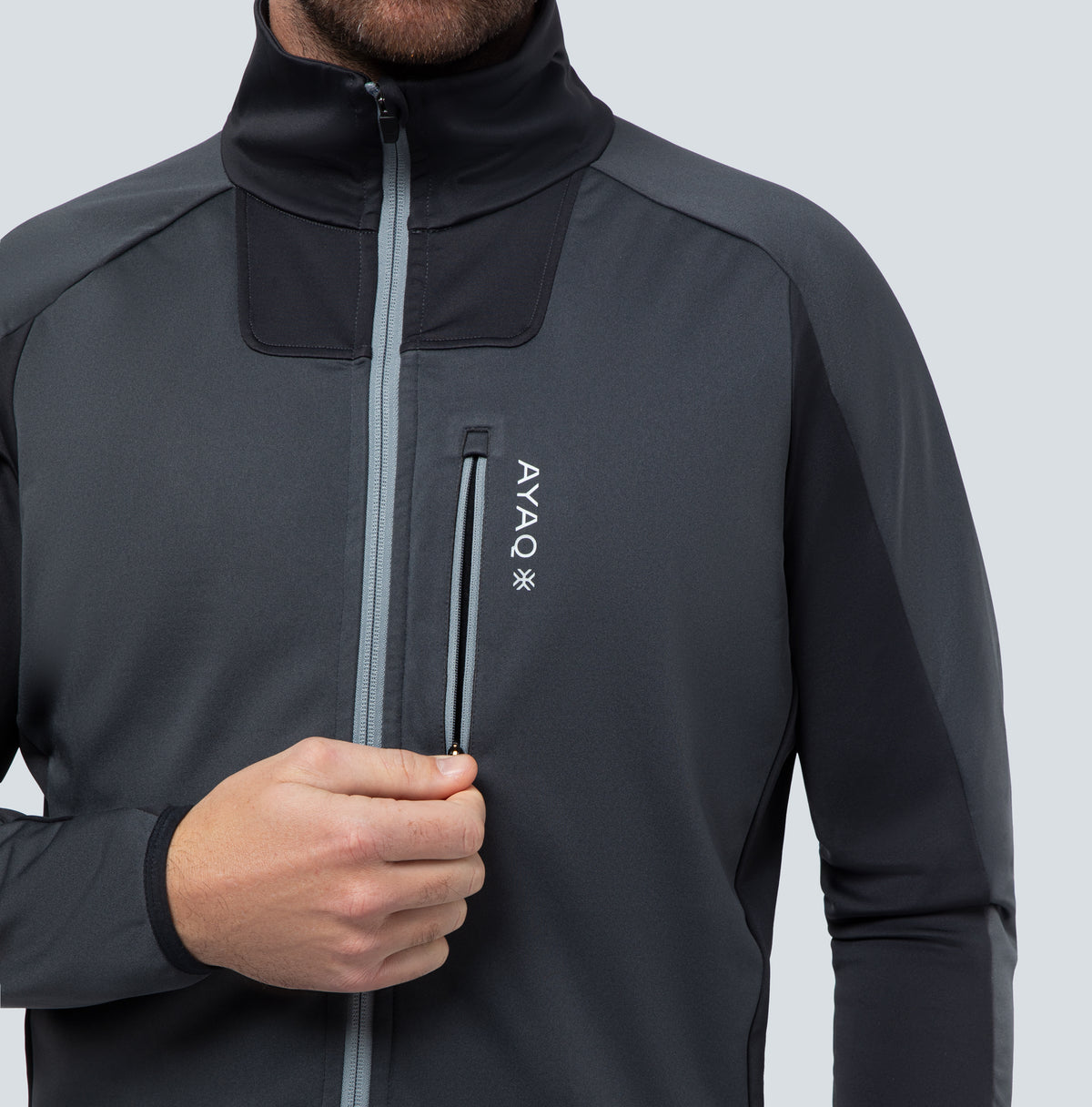 ARCHIVE SHANDAR Windproof Jacket - AR — Black Storm