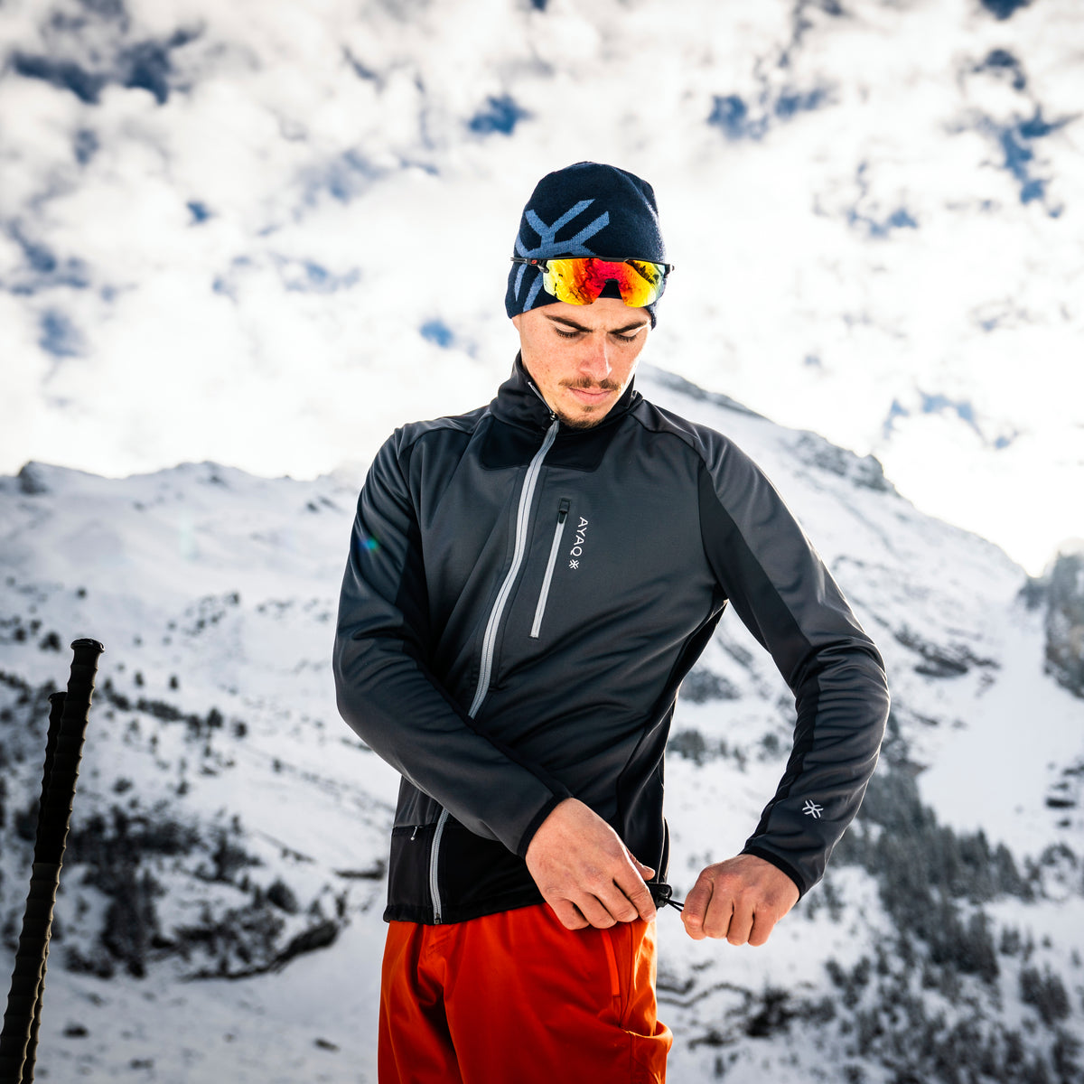 ARCHIVE SHANDAR Windproof Jacket - AR — Black Storm